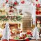 12 Pieces Wooden Christmas Tree Tabletop Decoration Rustic Merry Christmas 3D Sign White Freestanding Engraved Tree Centerpiece for Tiered Tray Holiday Handmade Craft Cutouts Hanging Ornaments